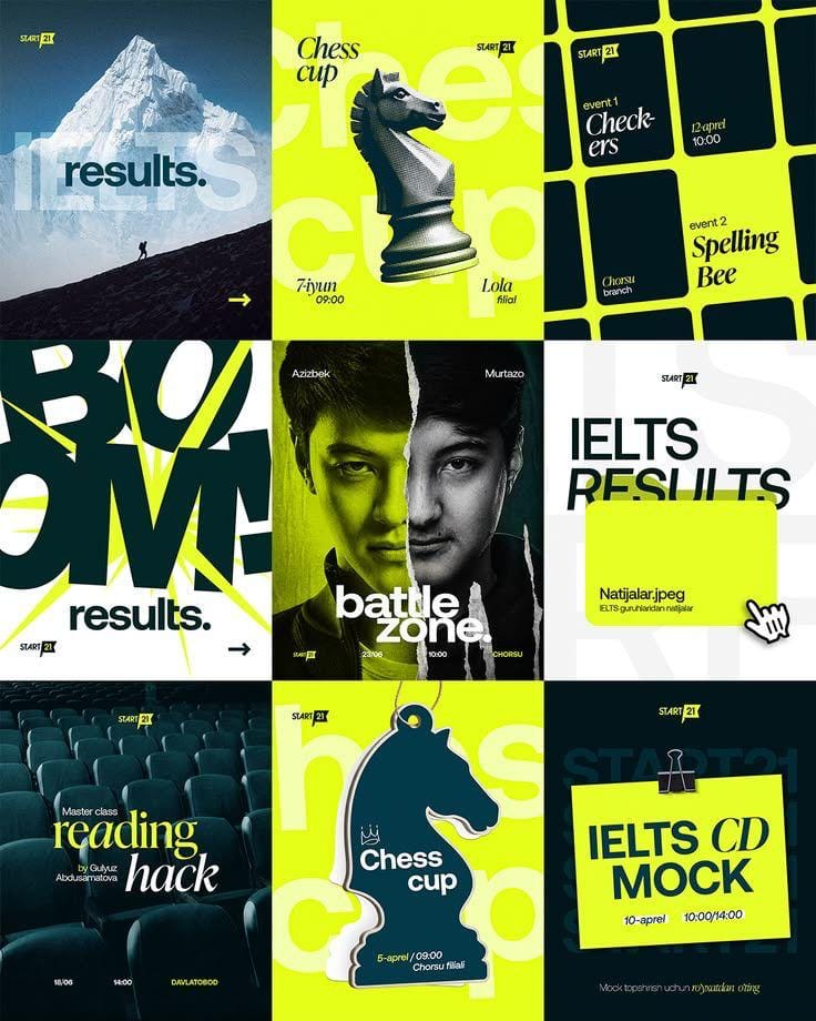 Start21 — IELTS & events series