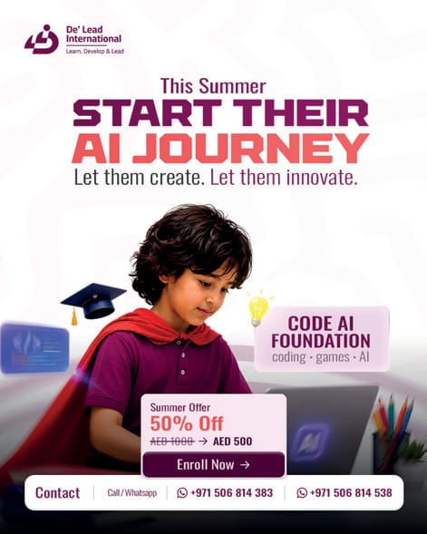 De’Lead International — Code AI summer camp